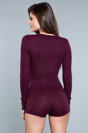 1882 Nala Romper Burgundy