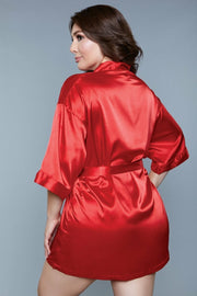 1947 Getting Ready Robe - Red