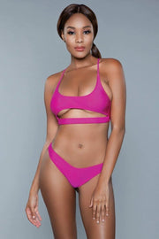 1975 Gianna 2 Piece Swimsuit Hot Pink