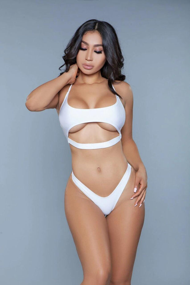 1975 Gianna 2 Piece Swimsuit White