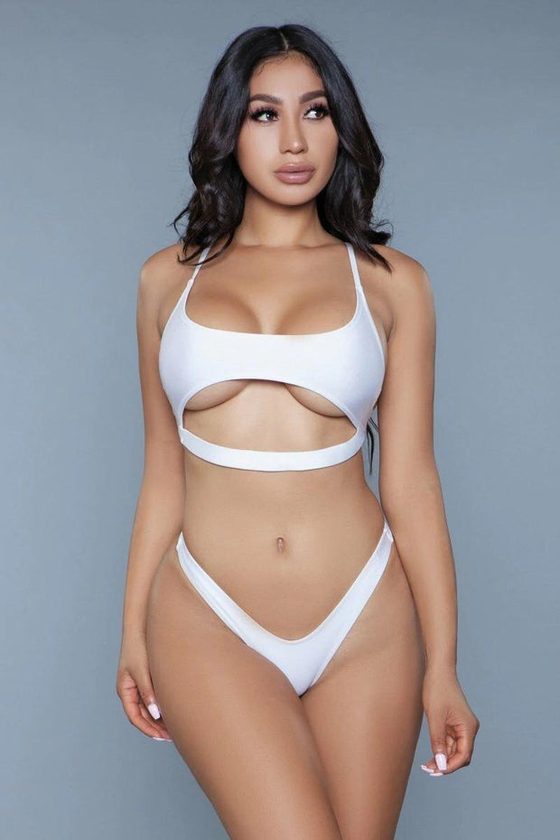 1975 Gianna 2 Piece Swimsuit White