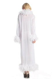 BW834W Glamour Robe White