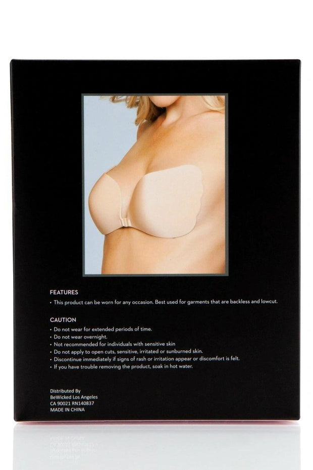 XB069 ND Hooked Up Invisible Bra - Nude